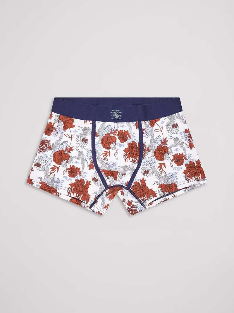 Boxer stretch en coton bio fantaisie
