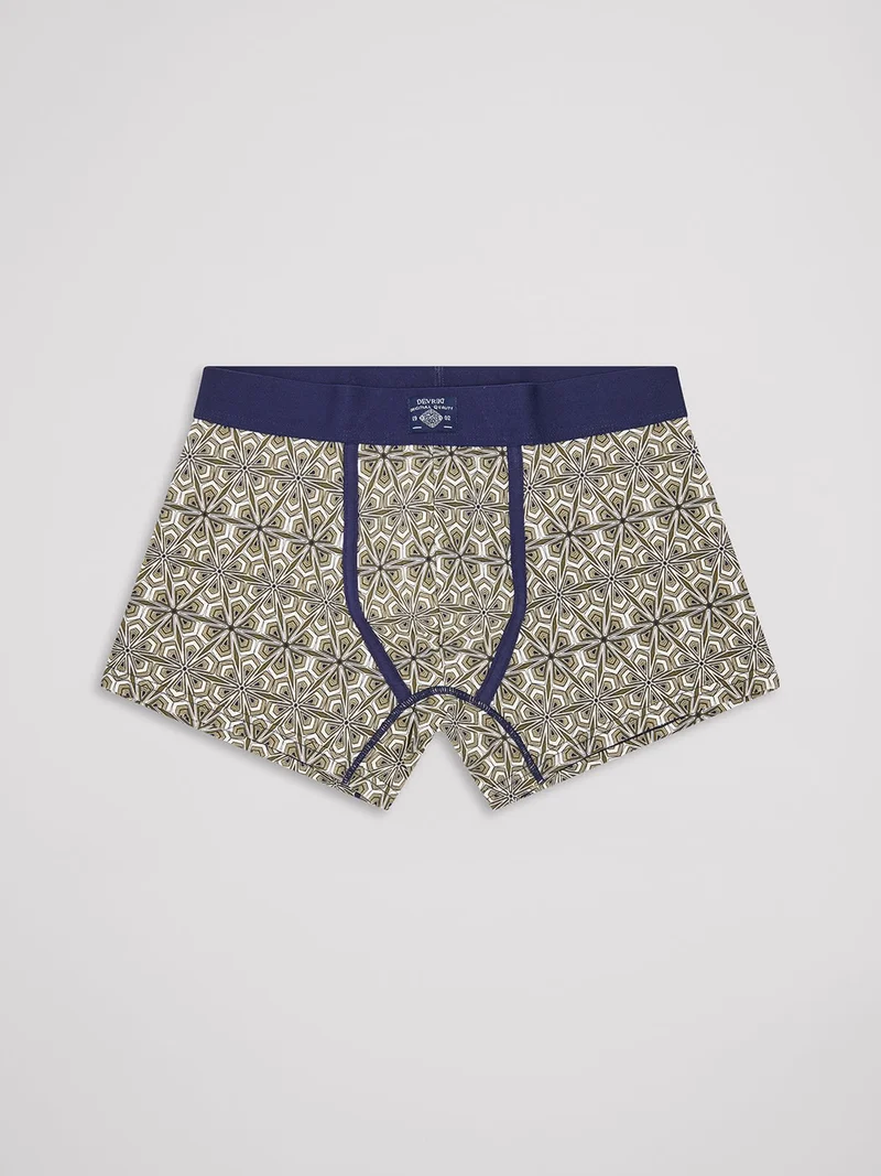 Boxer stretch en coton bio fantaisie