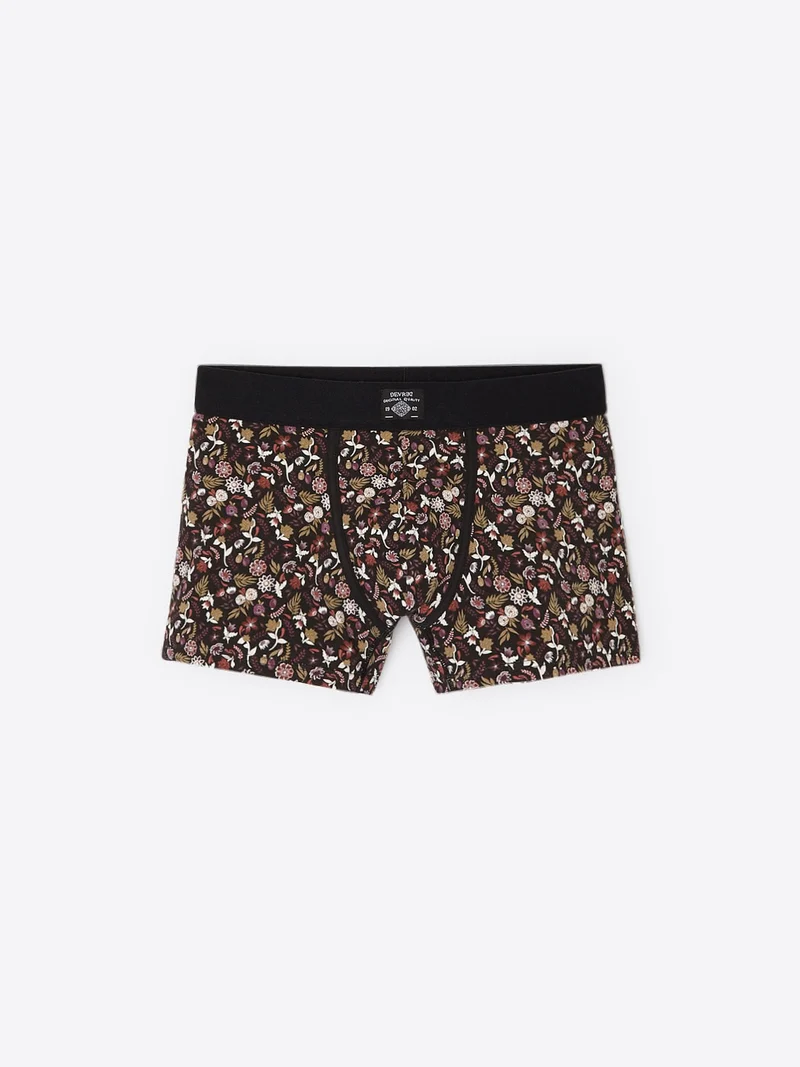 Boxer fantaisie en coton élasthanne