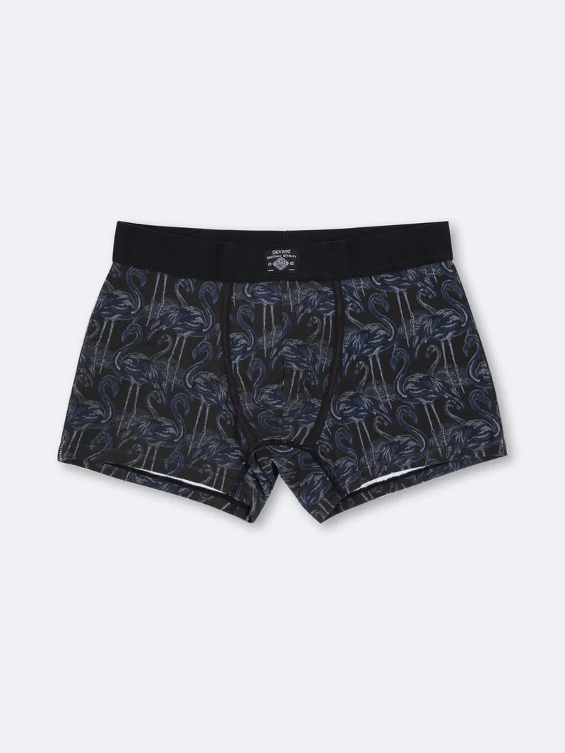 Boxer fantaisie en coton élasthanne