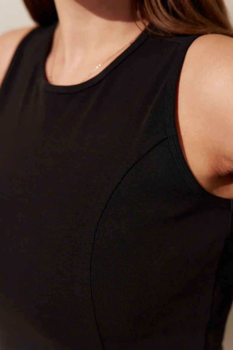 Honey|100% Viscose And Bubble Hem Mini Dress
