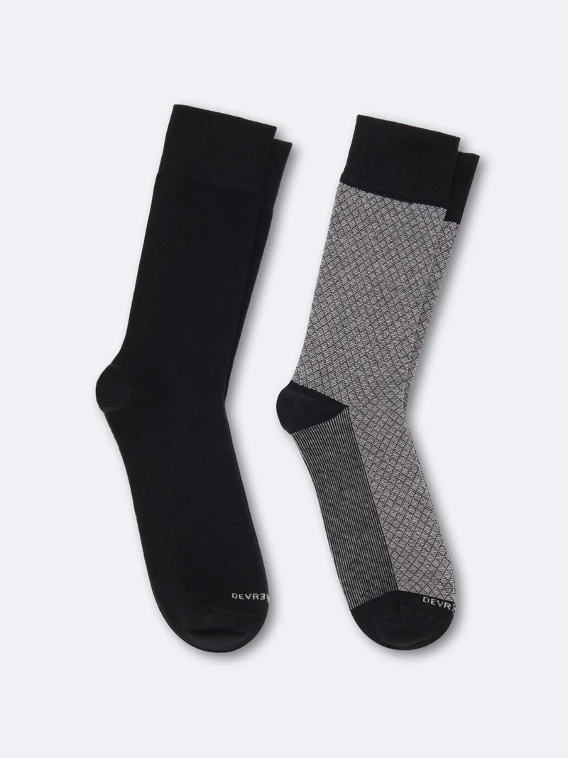 Chaussettes à motifs en coton biologique