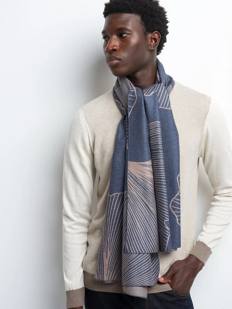 Echarpe en polyester/viscose fantaisie