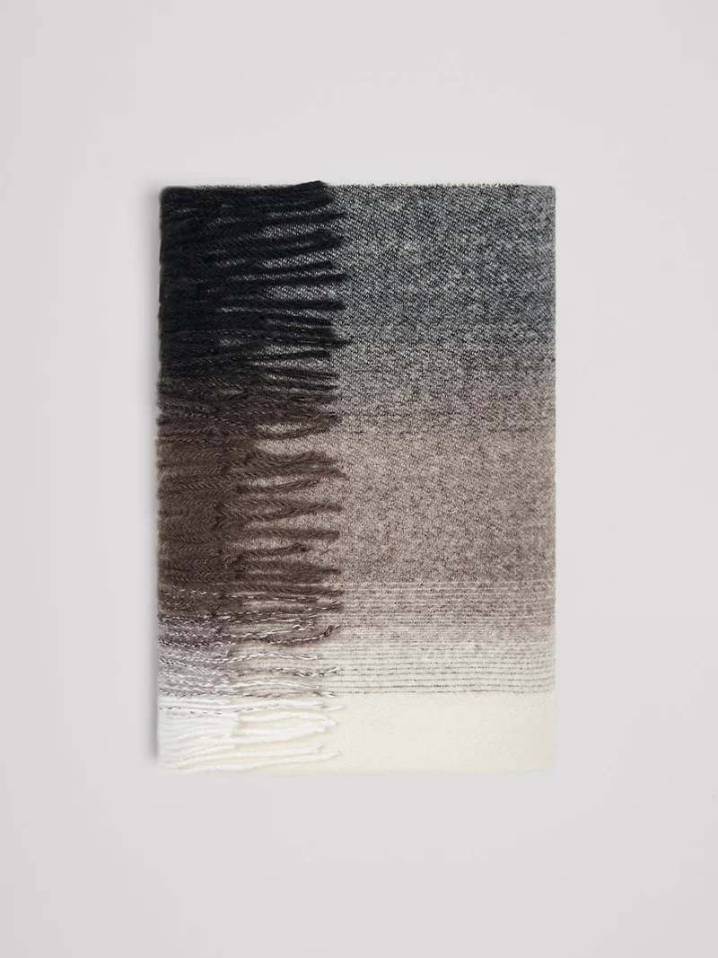 Echarpe en polyester à rayures