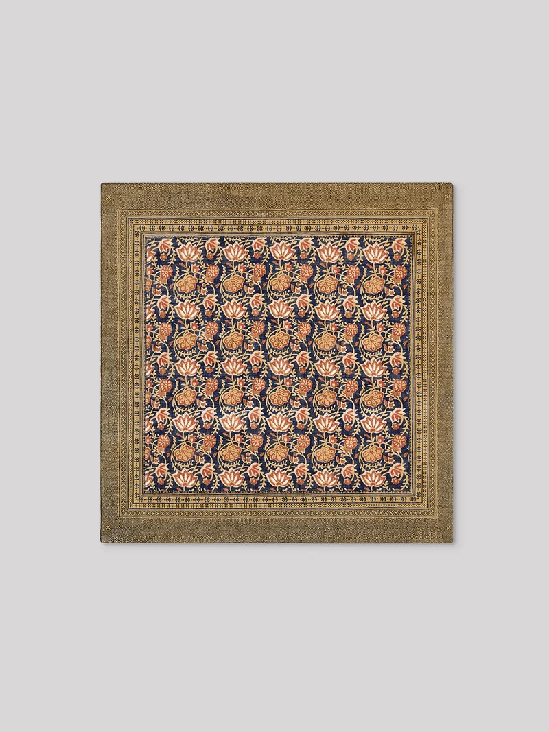 Foulard en viscose/coton fantaisie