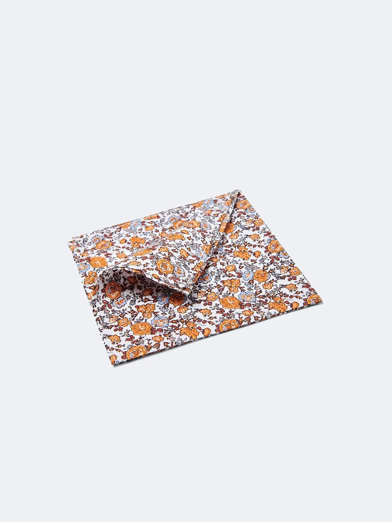 Pochette 100% coton fleurie