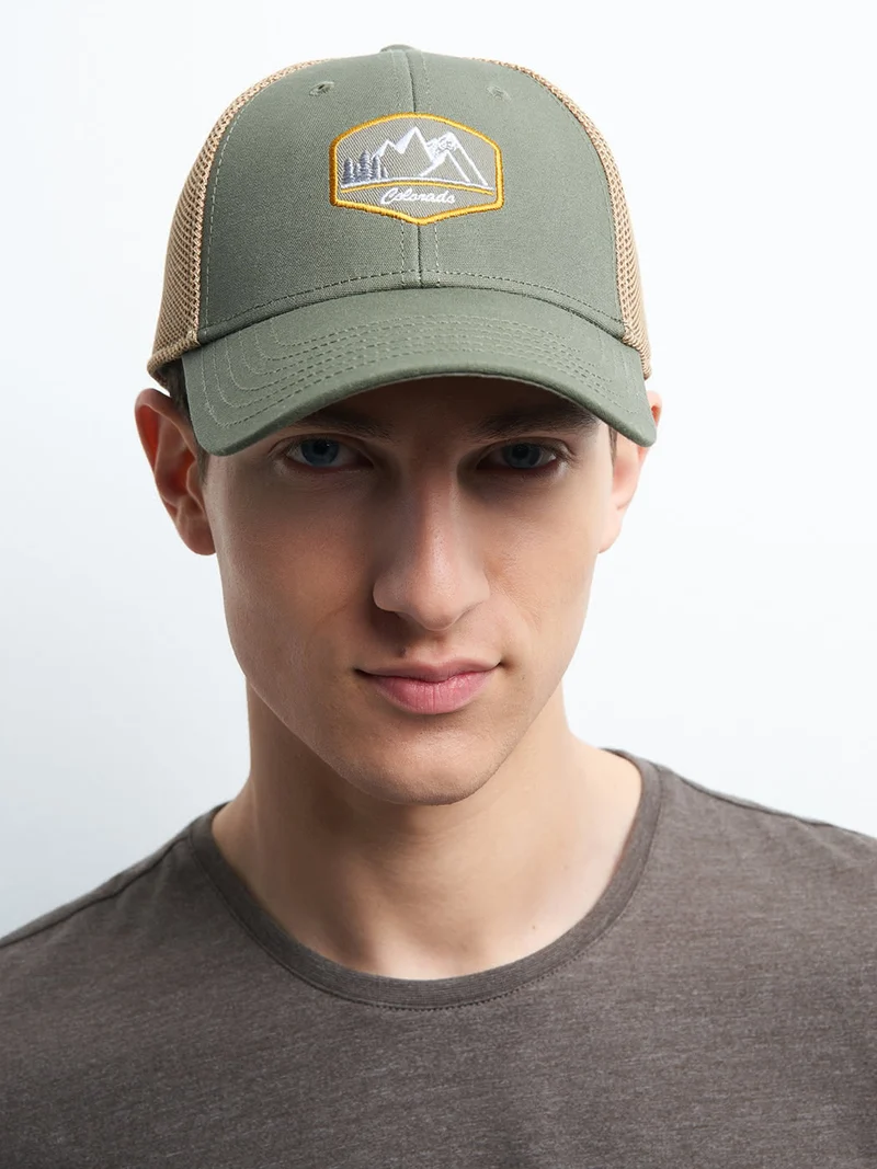 Casquette trucker bicolore