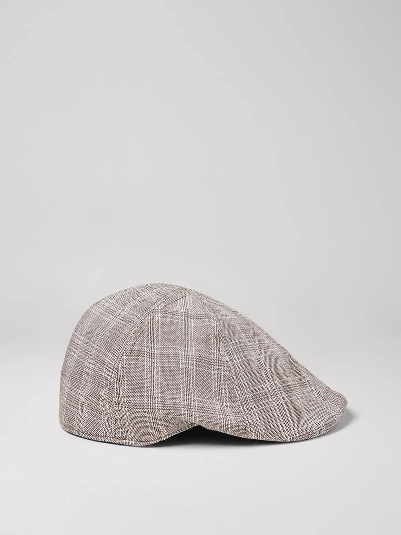 Casquette gavroche à carreaux