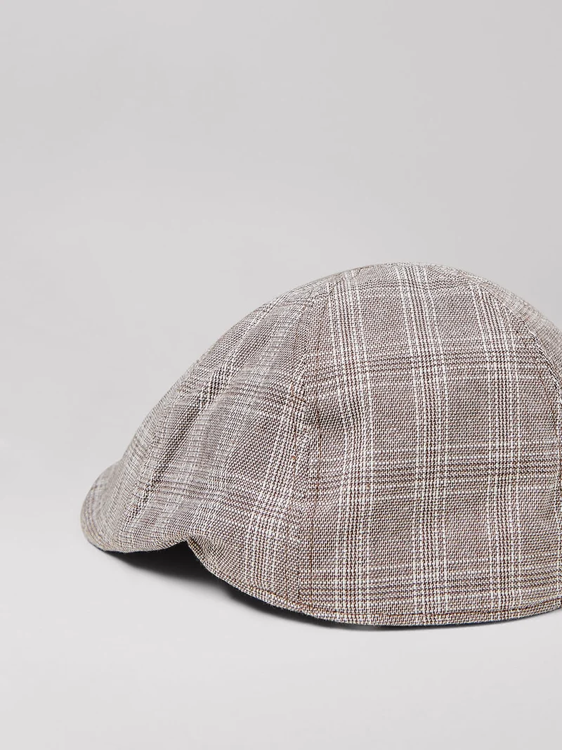 Casquette gavroche à carreaux