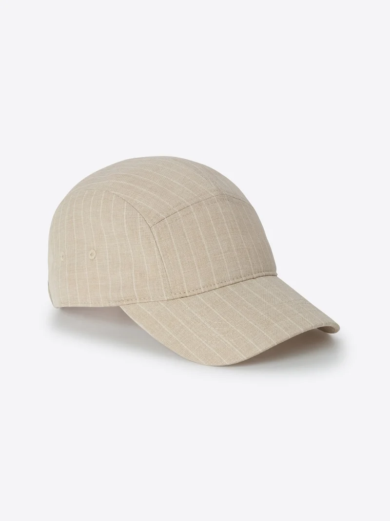 Casquette baseball à rayures