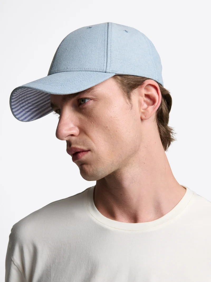Casquette baseball denim
