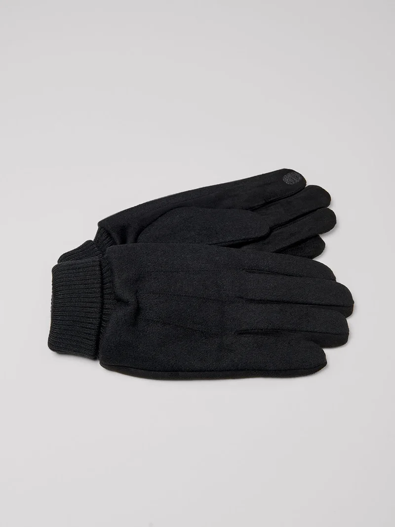 Gants en laine mélangée