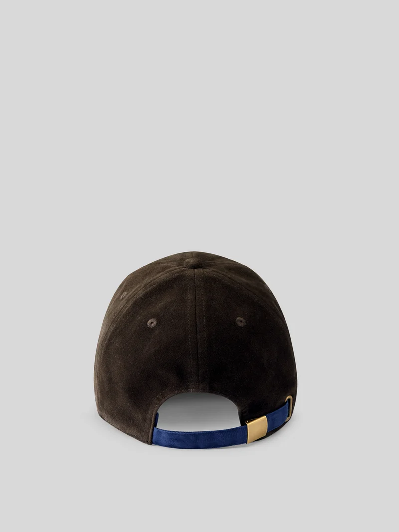 Casquette baseball en suédine