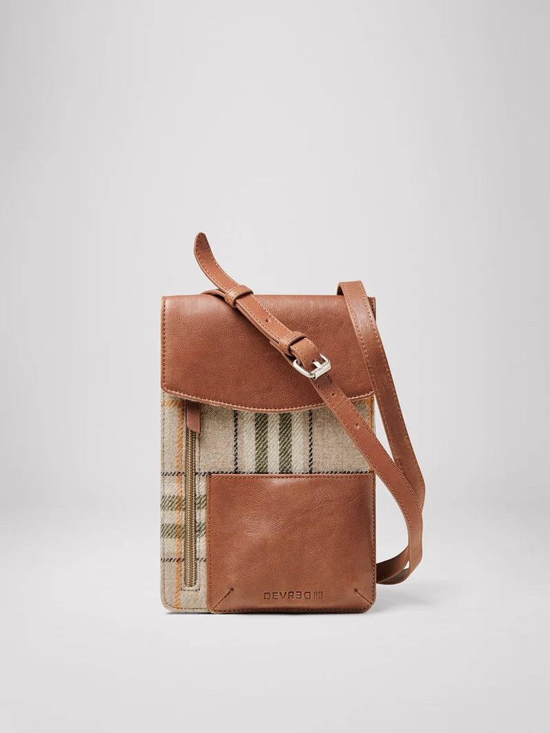 Petit sac bandoulière bi-matière