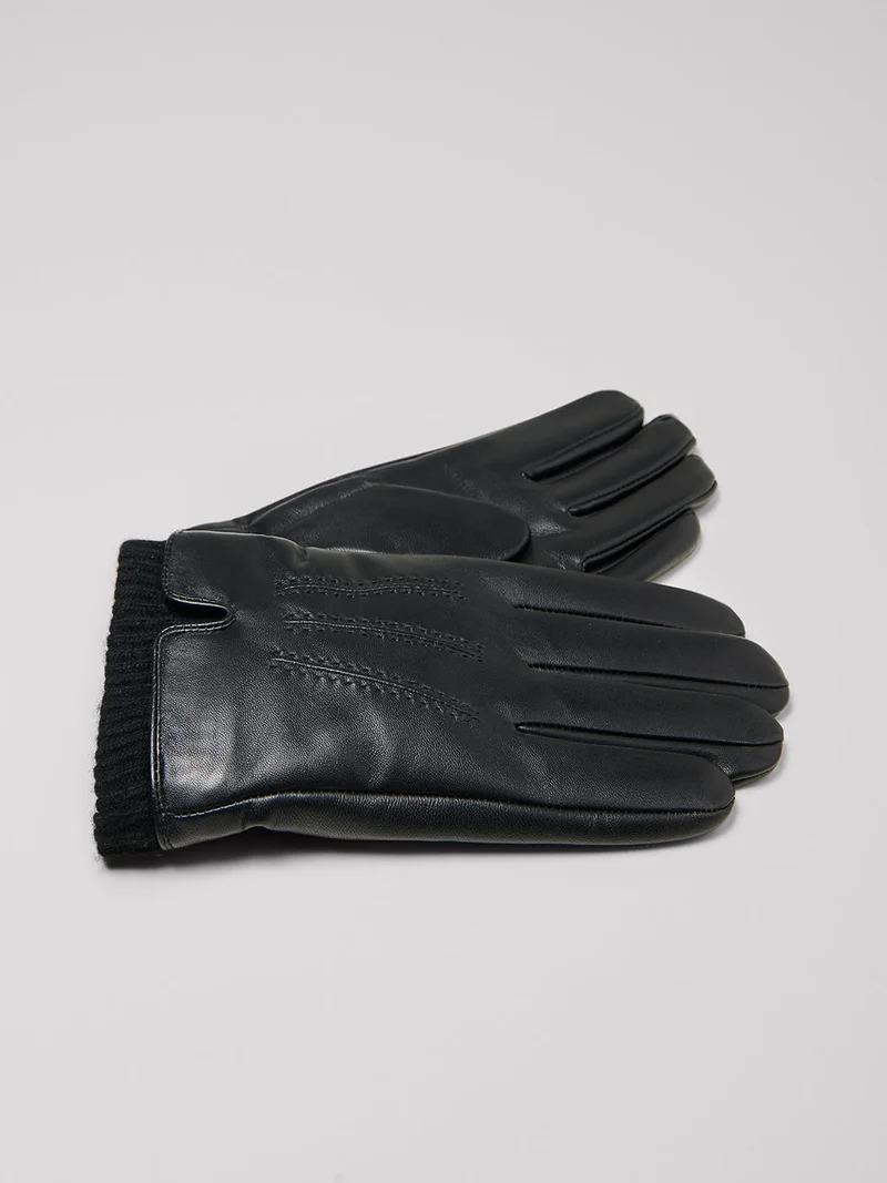 Coffret gants en cuir