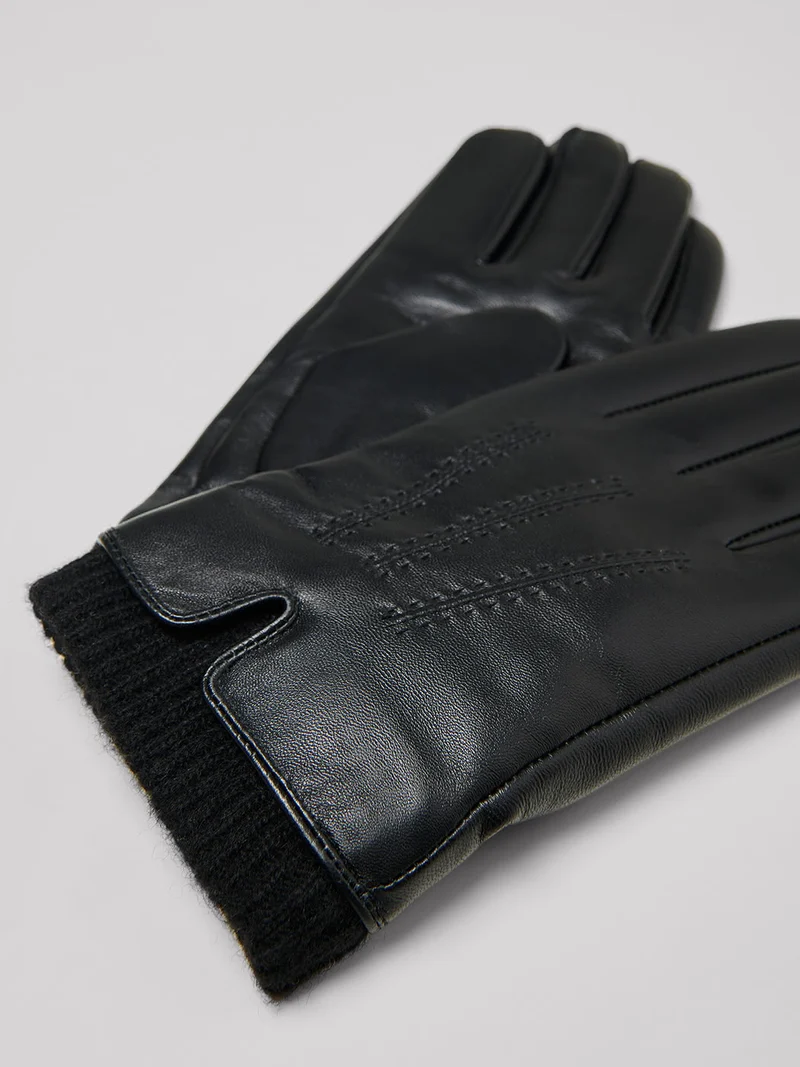 Coffret gants en cuir