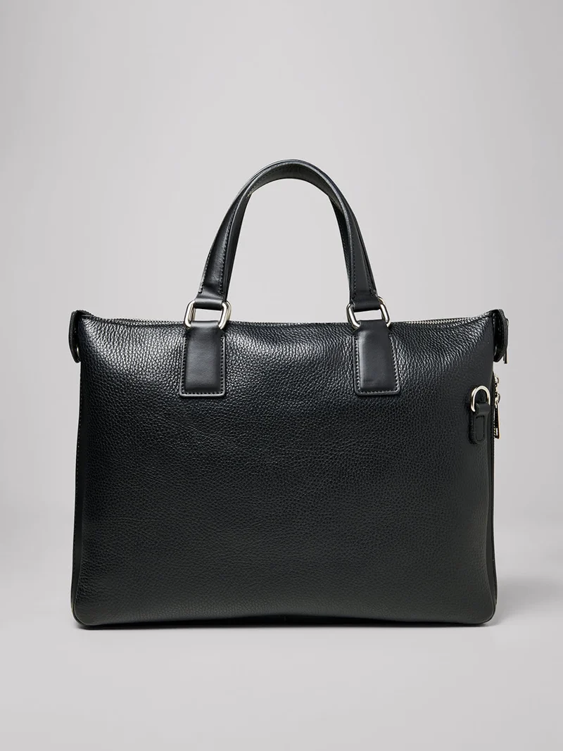 Sac ordinateur en cuir