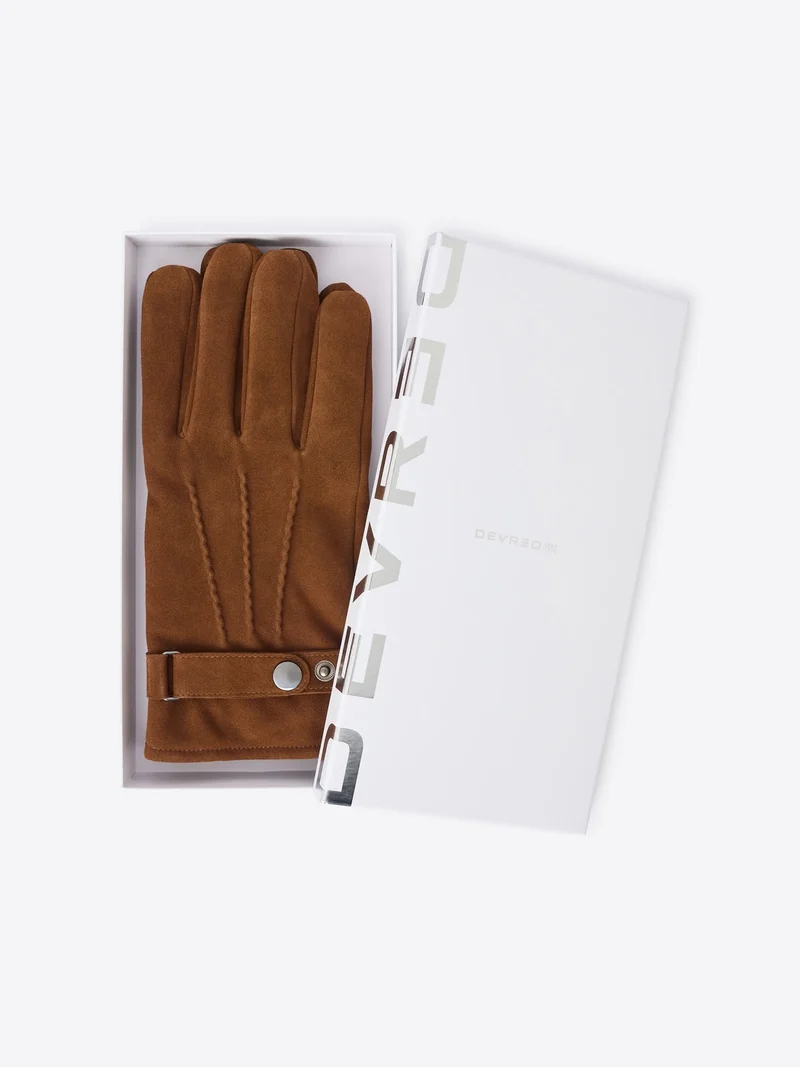 Coffret gants en cuir