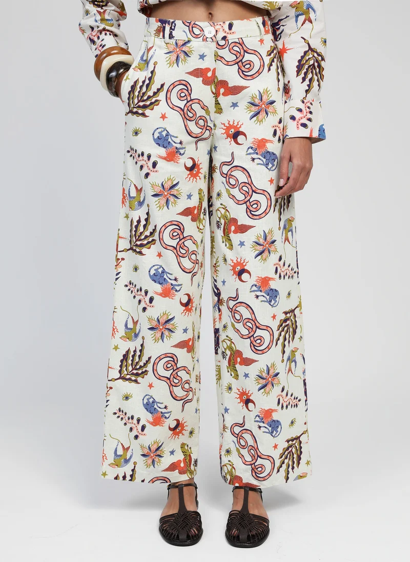 PANTALON ROSSY bale ecru