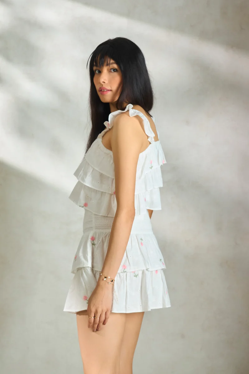 Marlin Top|100% Cotton Tiered Top
