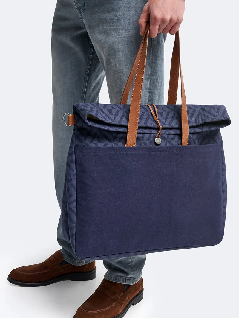 Sac fantaisie bi-matière