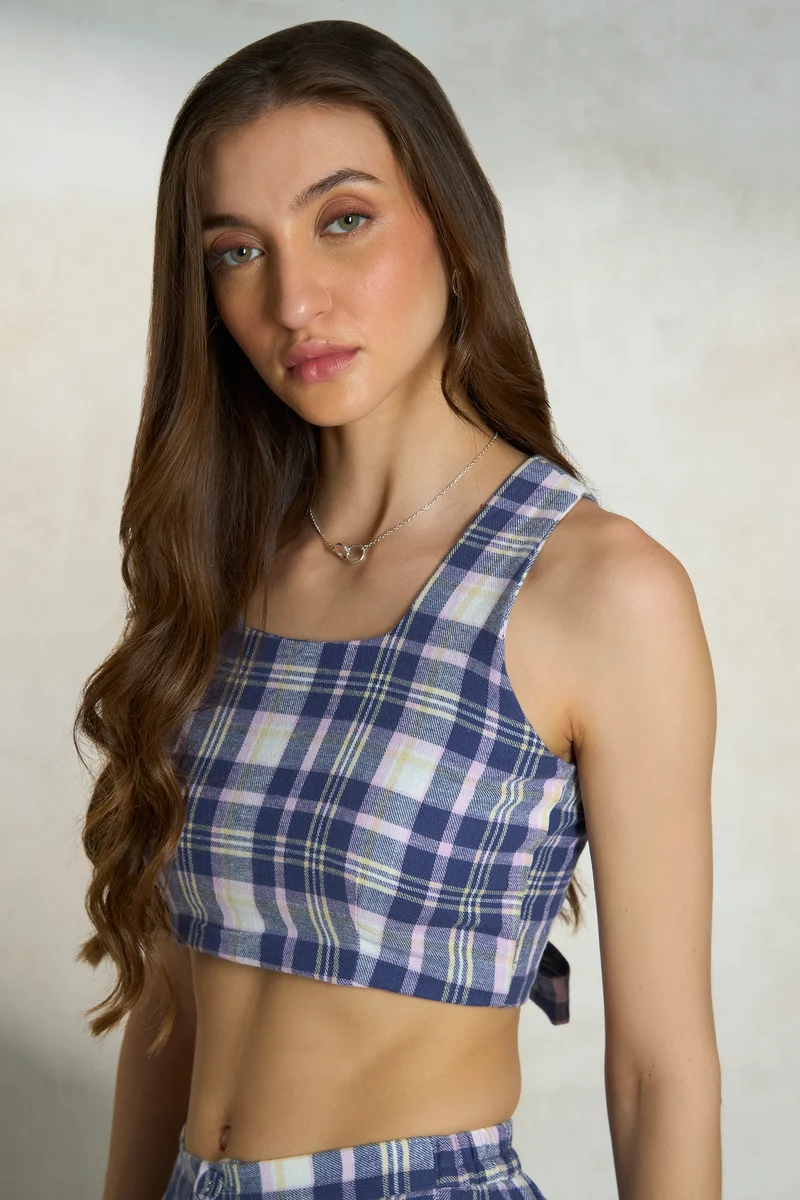 Roxie Top|100% Cotton Square Neck Fitted Crop Top
