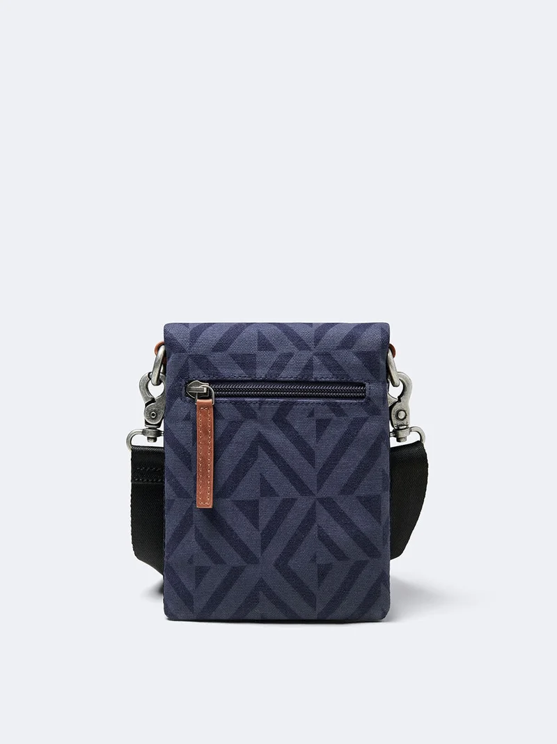 Petit sac bandoulière bi-matière