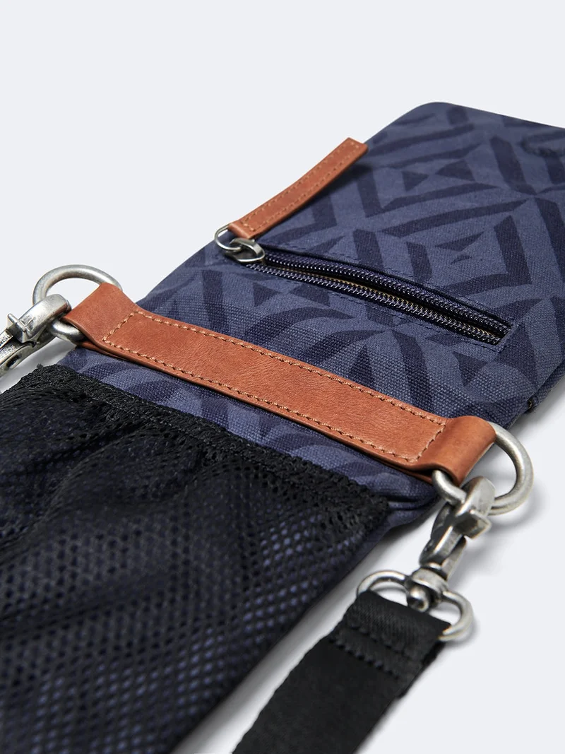 Petit sac bandoulière bi-matière