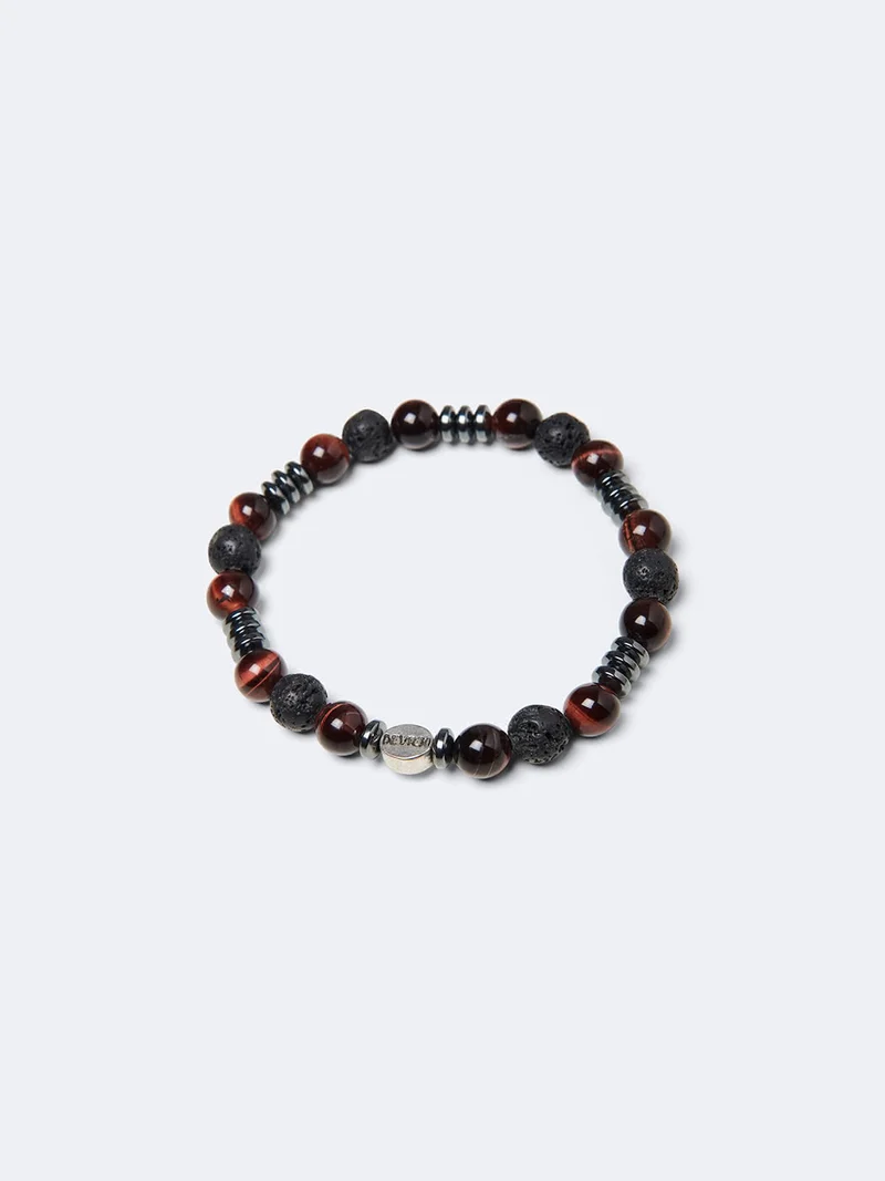 Bracelet en perles bicolore