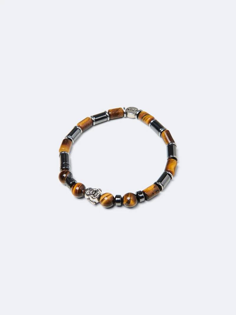 Bracelet bicolore en perles