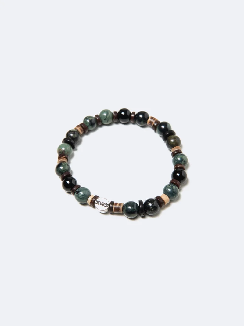 Bracelet en perles et bois