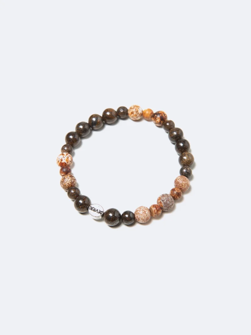 Bracelet en perles bicolore