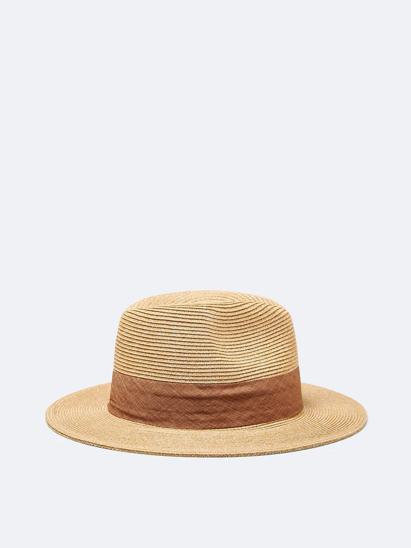 Chapeau de paille uni