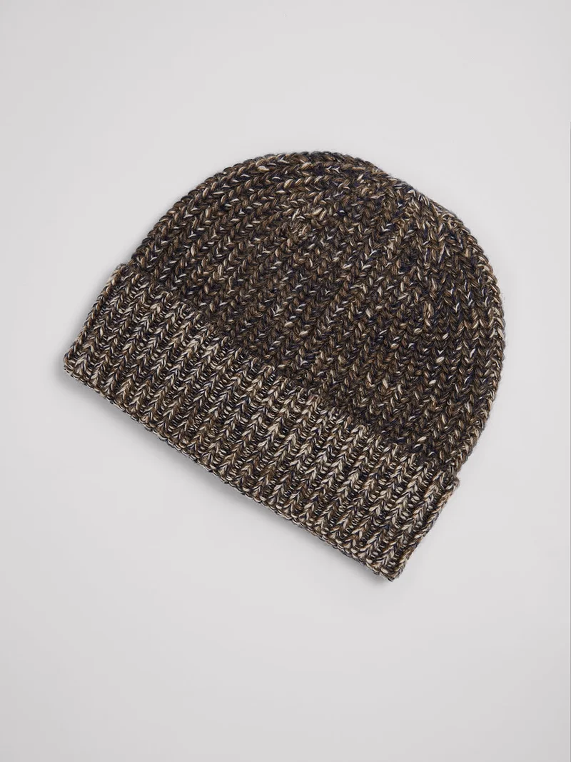 Bonnet mouliné tricolore
