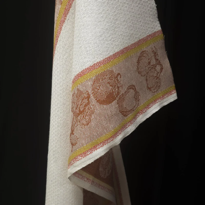 Tissu pour Linge à Vaisselle | Lin & Coton | Légumes