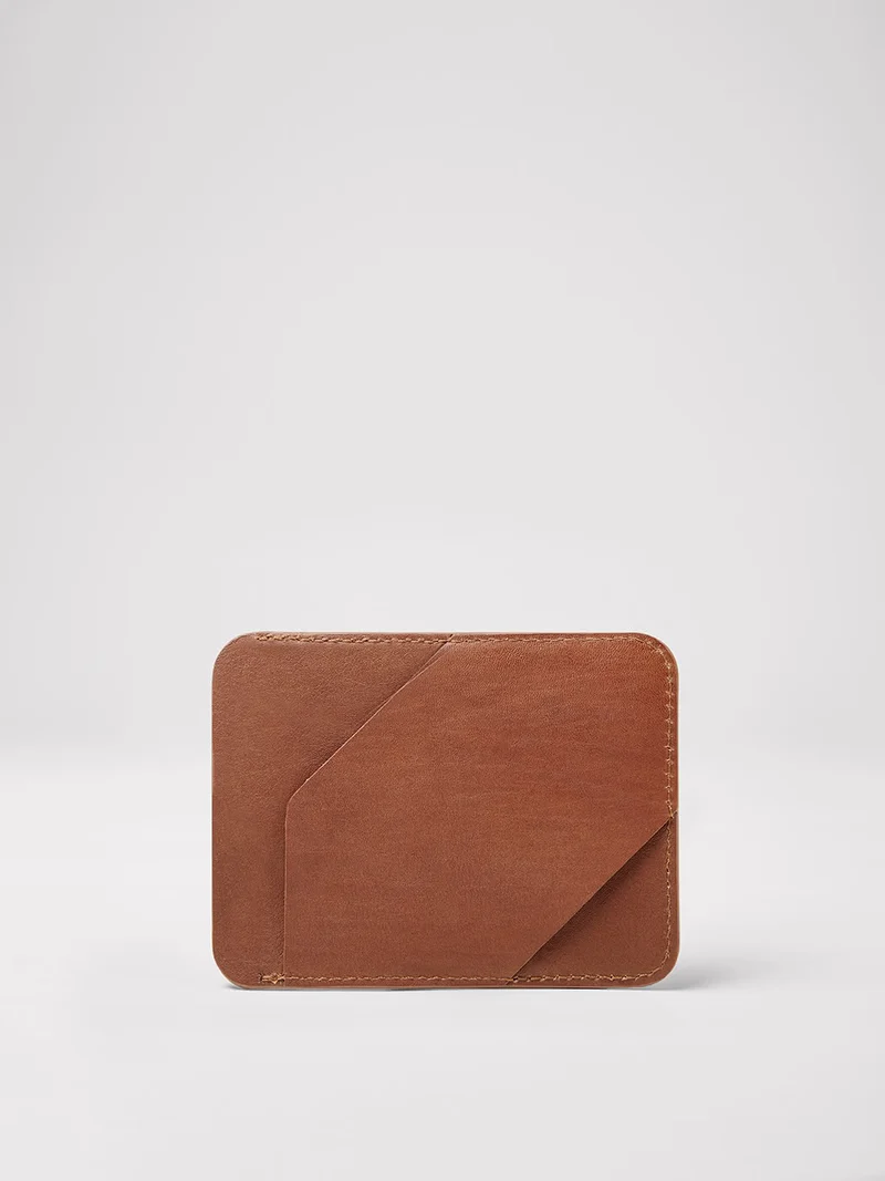 Porte-carte en cuir uni