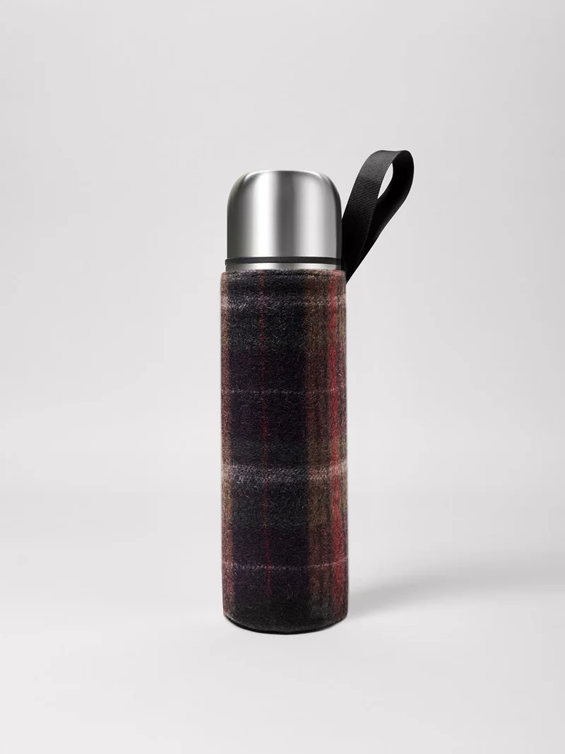 Gourde thermos tartan