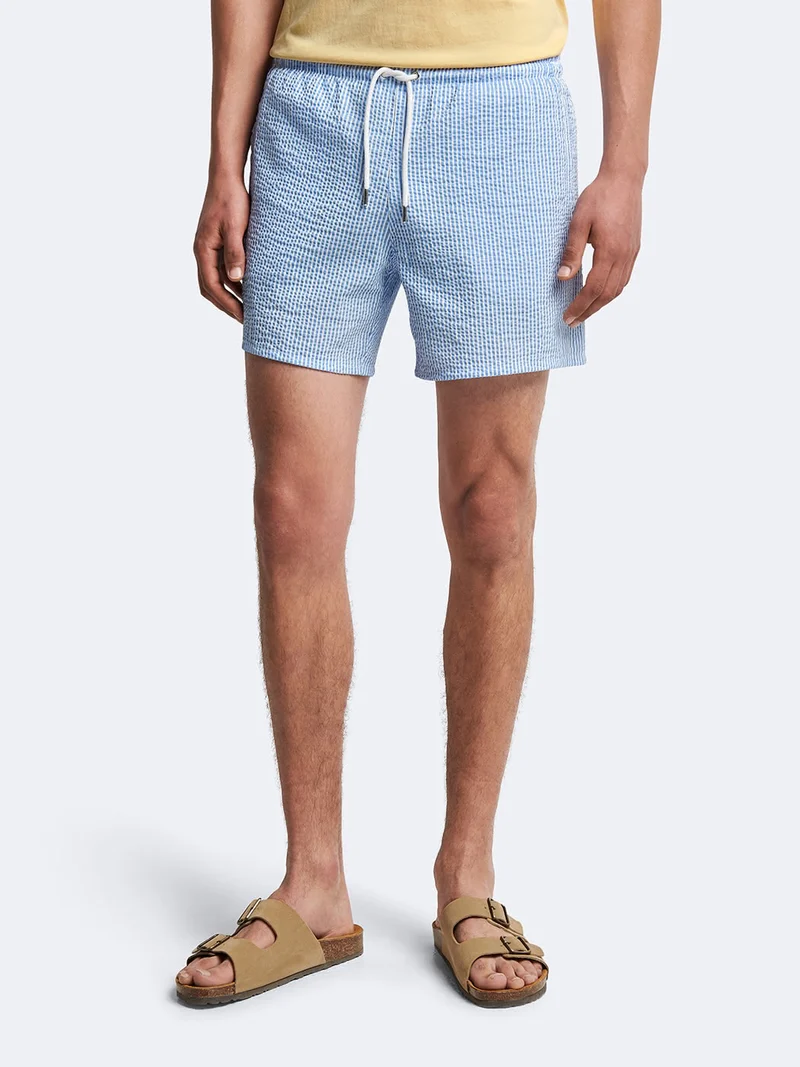 Short de bain à rayures