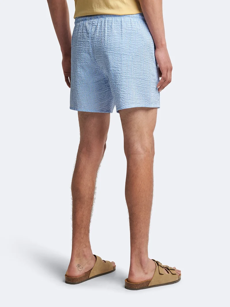 Short de bain à rayures