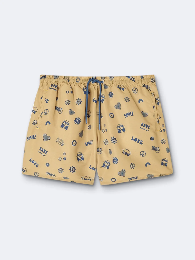 Short de bain fantaisie
