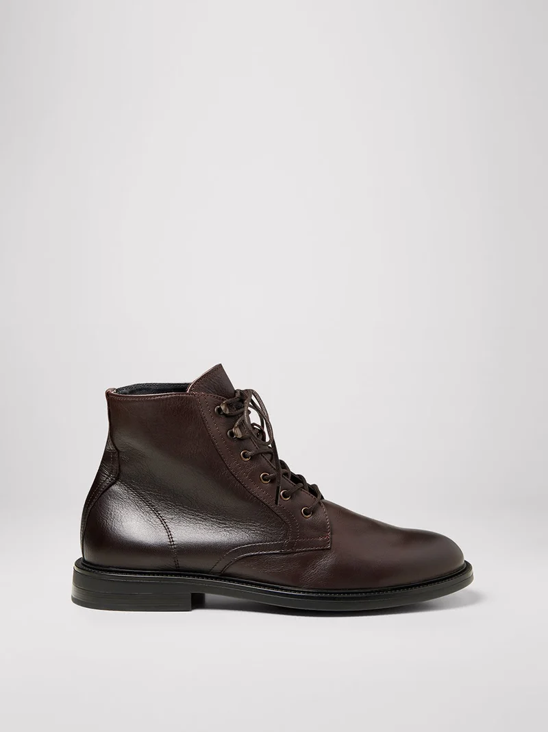 Bottines en cuir