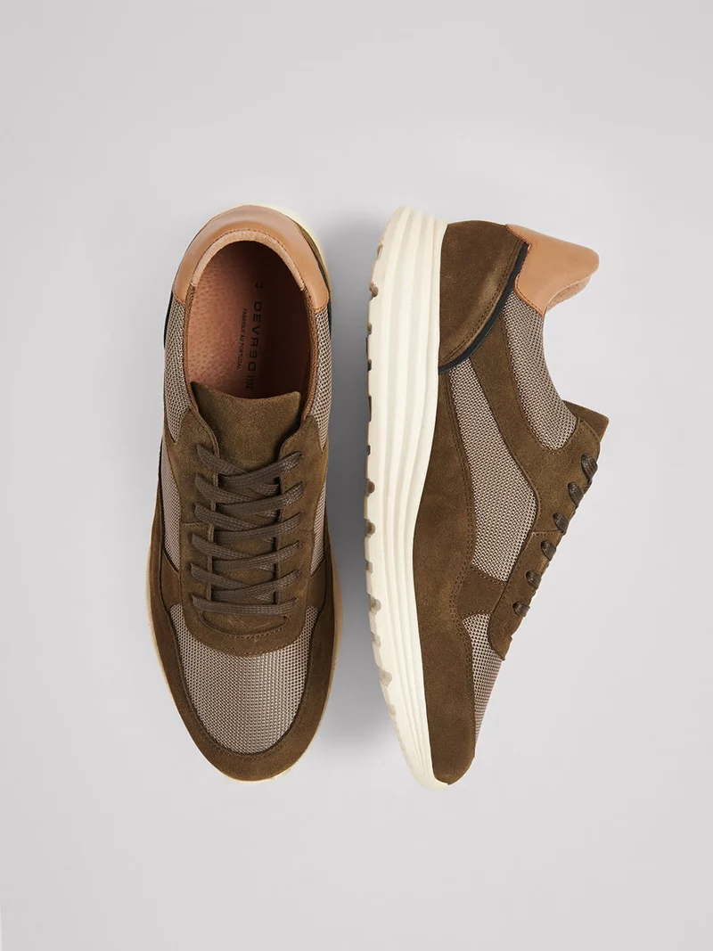 Baskets en cuir