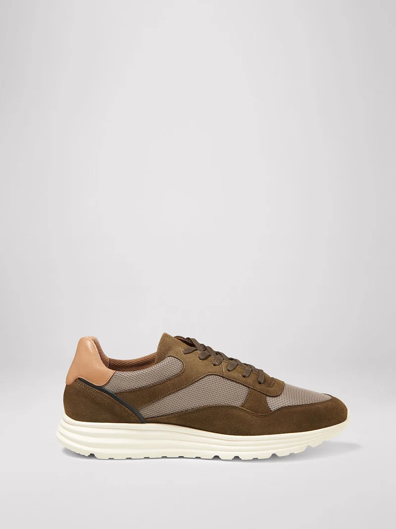 Baskets en cuir