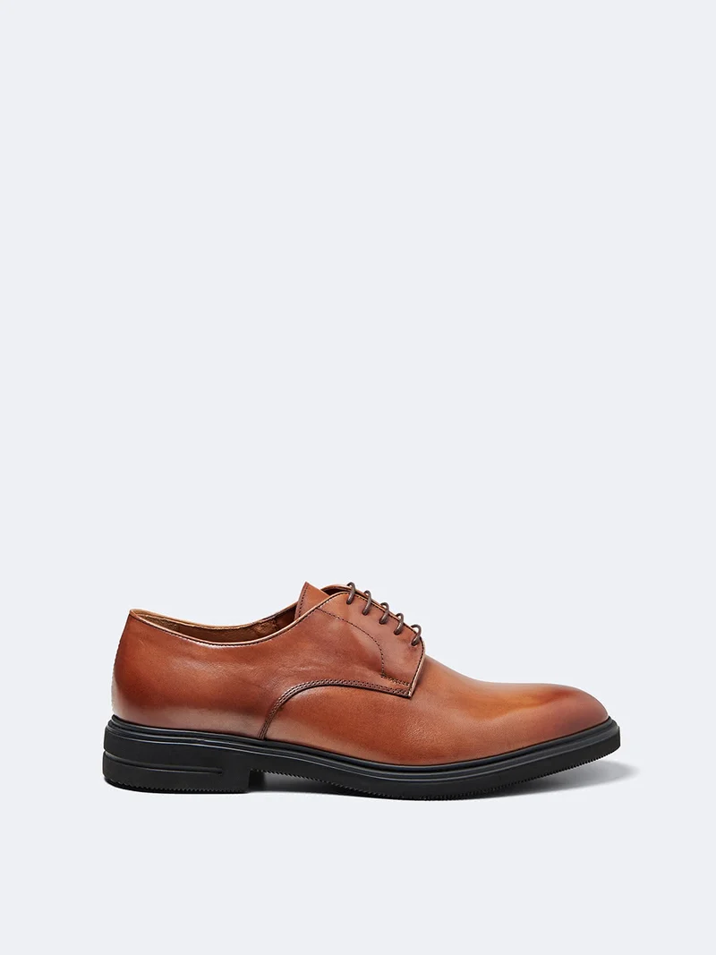 Richelieus en cuir