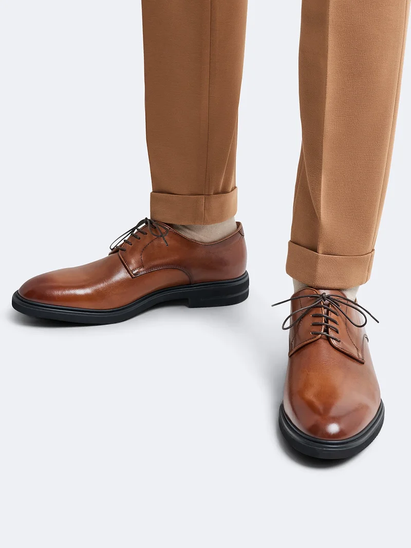 Richelieus en cuir