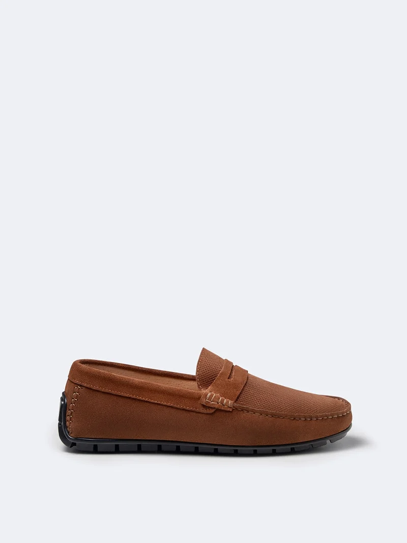 Mocassins en cuir de veau