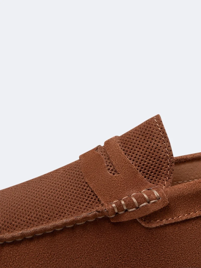 Mocassins en cuir de veau