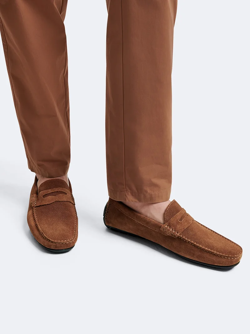 Mocassins en cuir de veau