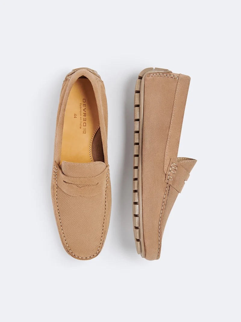 Mocassins en cuir