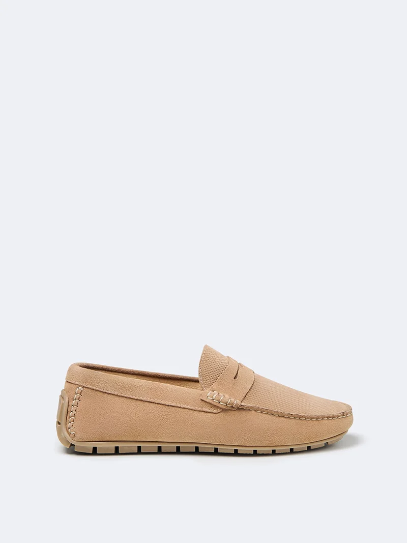 Mocassins en cuir